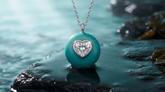 COLLIER PENDENTIF – COLLECTION BLUE BUT IN LOVE