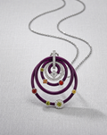 COLLIER PENDENTIF « L'ÉDIT POURPRE » – SCRAPPY & COCO