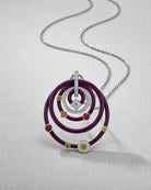 COLLIER PENDENTIF « L'ÉDIT POURPRE » – SCRAPPY & COCO Scrappy & Coco